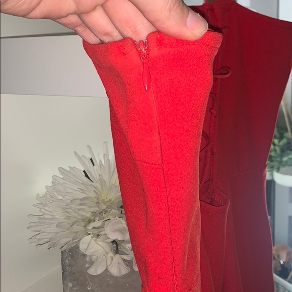 Red Bodycon Dress - Picture 5 of 6